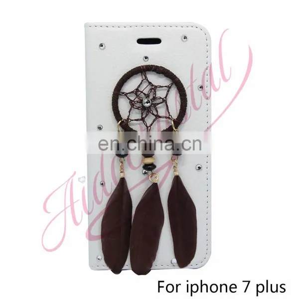Aidocrystal 13 Colors Available 7 Plus Phone Cases For IPhone 7 Plus High Quality White Leather PU i7 Plus Cover Case Phone Bags