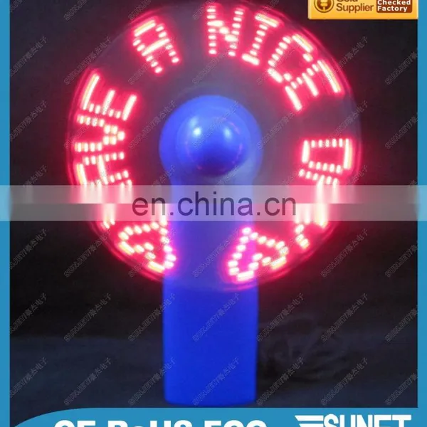 Software Digital Custom Programmable Led Message Handheld Fan photo-2