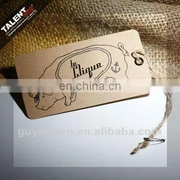 Custom Fashion Design Private Brand Printed Cardboard Swing Tag photo-5