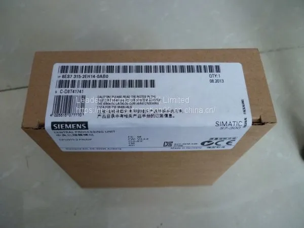 6ES7315-2EH14-0AB0, 6ES73921BJ001AB0, 6ES7390-1AE80-0AA0, 6ES7313-6CG04-0AB0, Siemens Plc Module Cpu Hmi Inverter