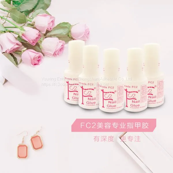 5g Pink Nail Glue Cyanoacrylate Nail Art for Stick Fake photo-2
