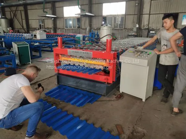 IBR Roofing Steel Tile Double Cold Former Roll Forming Machine With High Quality photo-4