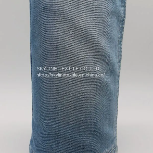 Cotton Polyester Denim Fabric Recycled Fiber Textile Cotton Polyester Denim Fabric Manufacturer