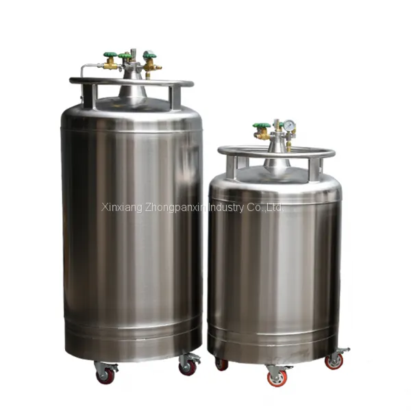 YDZ Liquid Nitrogen Filling Tank With Top Valves for Laboratory Supply
