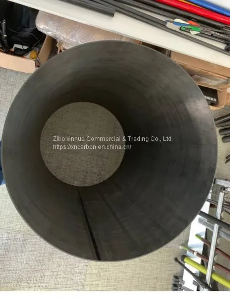 Φ500 mm Large Diameter Nature Surface Carbon Fiber Tube for House of Precision Instrument photo-3