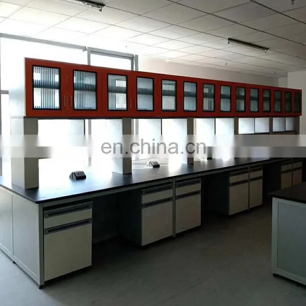 Biology Chemistry Lab Furniture Wood-steel Laboratory Table Work Bench photo-6