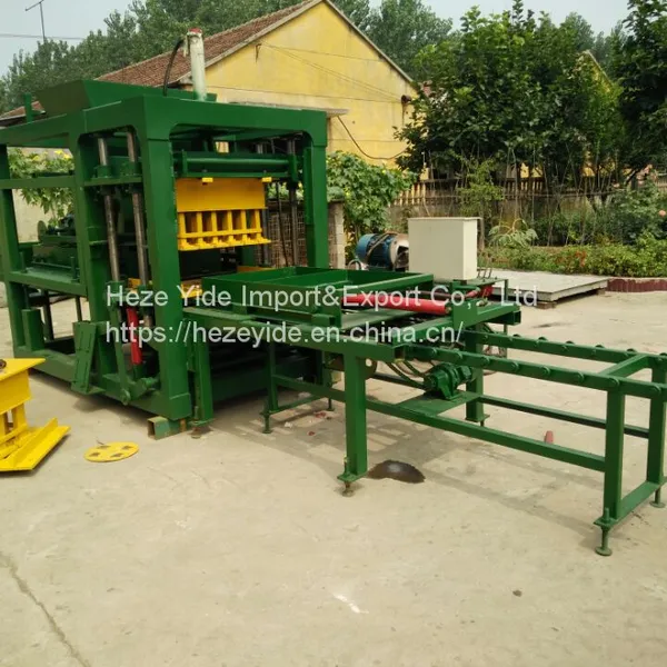 QTJ4-20B Automatic Cement Concrete Hollow Brick Forming Machine photo-3