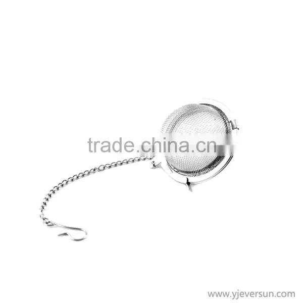 Diameter 4.0cm/5.cm/5.5cm/6.0cm/6.5cm Stainless Steel Ball Tea Infuser With Chain