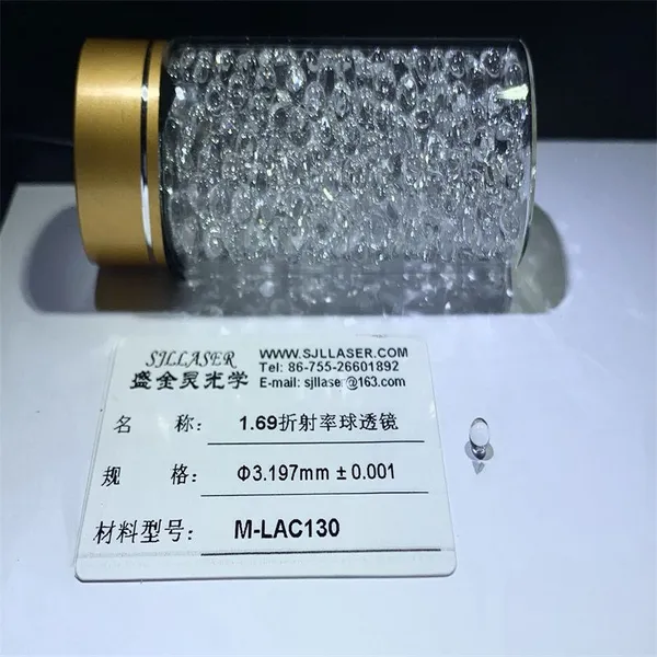 High Quality G10 0.3mm~30mm M-LAC130 Optical Spherical Glass Ball Lens photo-5