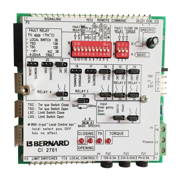 Bernard Electric Actuator Main Control Board GAMX-G Signal Control Board Development Board Drive Board Various Accessories photo-4