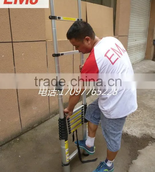 Telescopic Ladder 3.8m (EN131/SGS,CE/EN131)(We Also Have 3.8m,3.2m,2.9m,2.6m,2.0m) photo-5