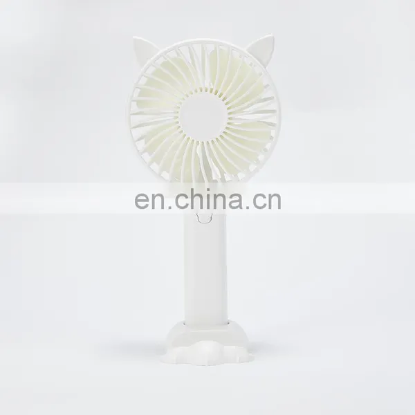 New Wholesale Small Portable Handheld Rechargeable Travel Office Outdoor USB Desk Mini Fan photo-3