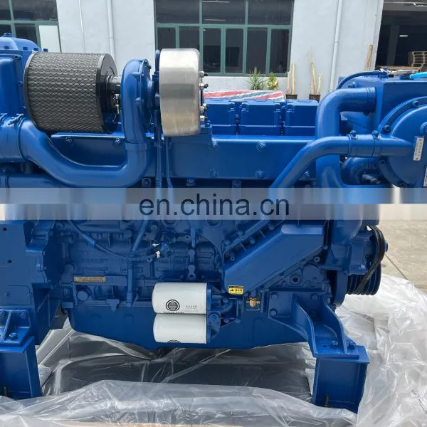 Navy WEICHAI-motor for Boat, 450hp, WP13C450-21 2100rpm Marine Diesel Engine photo-3