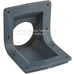 Oblique Scupper Parapet Side Roof Drain With 3 Inch Push On Outlet photo-3