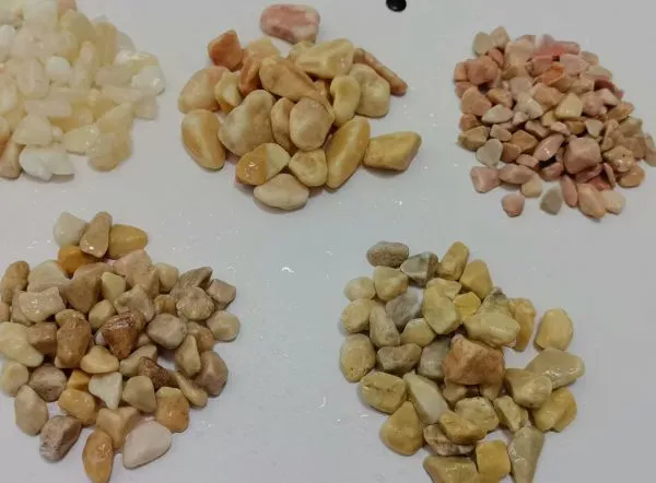 Wholesale decoration snow white pebble stone clay white coloured pebbles white pebbles polished stones