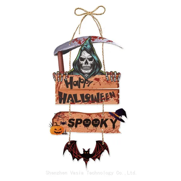 Customizable Halloween Door Hangings - Scary & Cute Styles, for Event Planners & Retailers photo-5