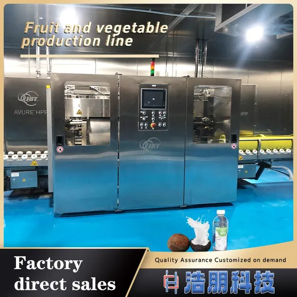 Automated factory-customized fruit and vegetable production line, coconut water beverage processing and filling.