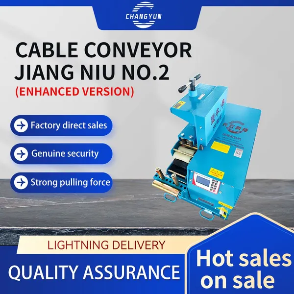 Underground Cable Hauling Wire and Cable Conveyor Crawler Cable Tractor Machine