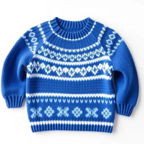 Kids Knitted Warm Sweate photo-3