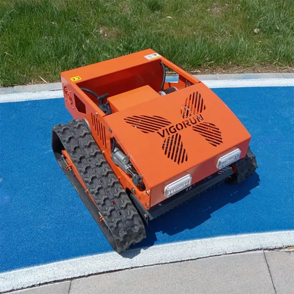 Hybrid Blade Rotary Rechargeable Battery Remote Controlled Industrial 4-Stroke Single Cylinder Lawn Grass Cutter photo-6