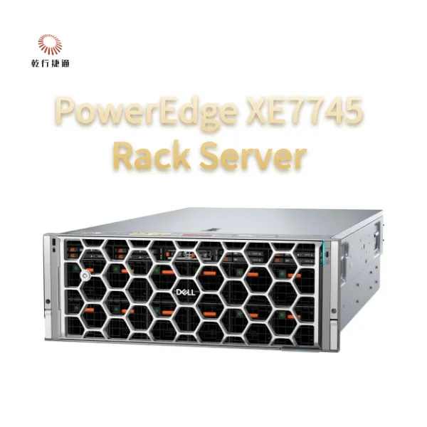 PowerEdge XE7745 Rack Server with 8-way GPU and 192 Zen5 Cores for AI Acceleration and PCIe Gen 5 Support
