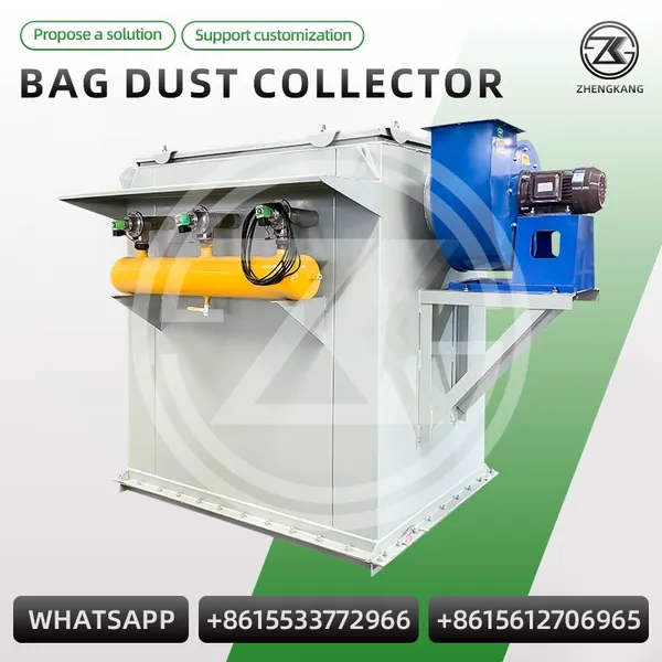 Zhengkang Industrial Baghouse Pulse Jet Dust Collector for Dust Removal Environmental Protection Equipment photo-3