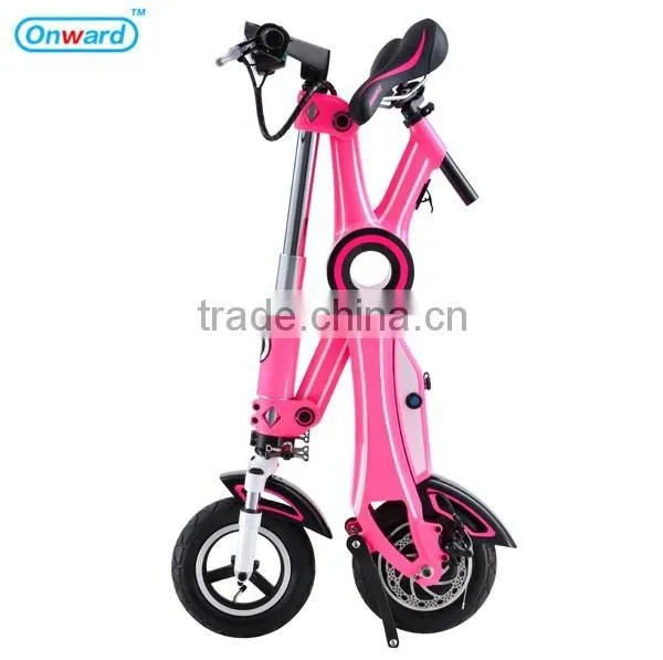 Onward Green Electric City Bike / 36v 250w Folding Bicycle / Mini Folded Electric Scooter