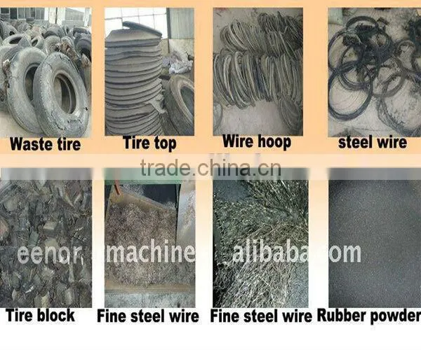 High Quality Waste Tyre Efficiency Waste Tyre Recycling Machinery for Rubber Powder photo-6