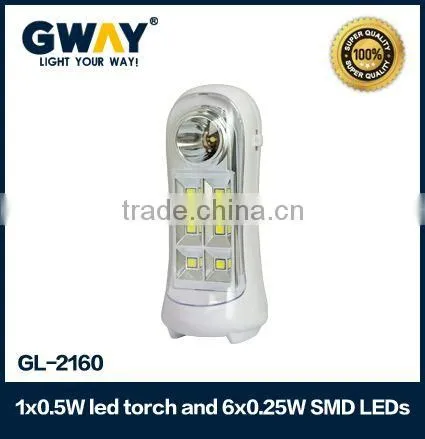 popular 1+6led mini emergency lighting