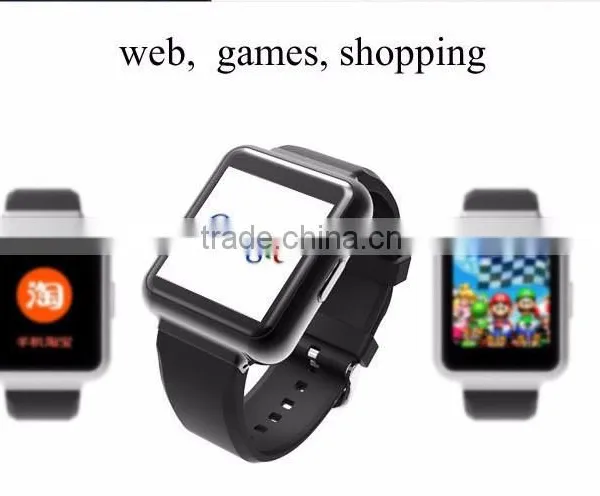 2016 New Smartwatch q1 Smart Watch Android 5.1 Qard Core Square 320*320 1.54" IPS 2G/3G With GPS Wifi SIM Card Wearable Devices