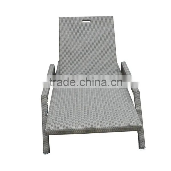New Model Sofa Bed Outdoor Aluminum Folding Beach Luxury Lounge Chair photo-3