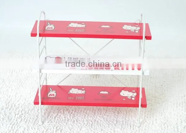 Children Wooden Toy Shelf for Shoe Storage photo-2