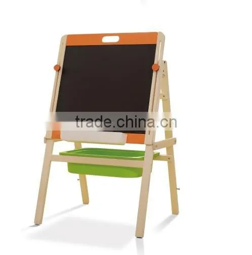 Child Toys Learning and Teaching Educational Erasable Magnetic Drawing Board Wooden Blackboard Magnetic Blackboard Drawing Board photo-4