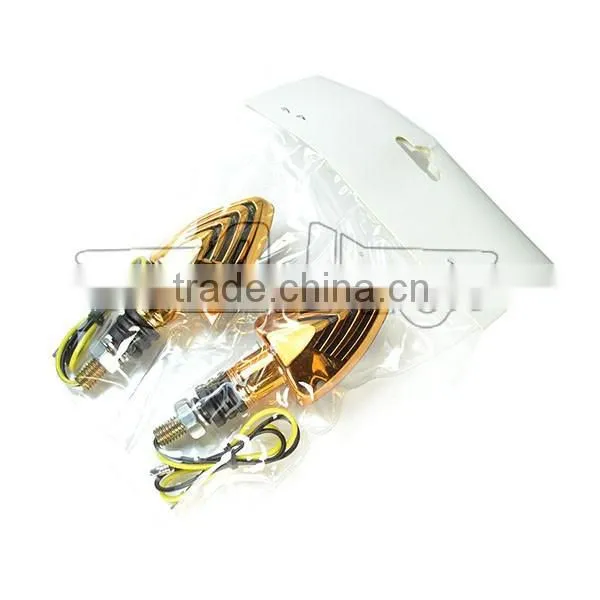 BJ-SL-021 Super Bright Triangle 12V E-mark Motorcycle Led Turn Signal Light photo-4