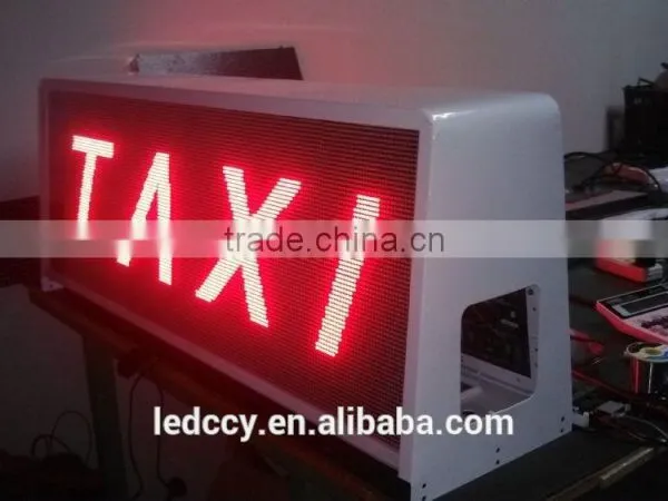Free Samples 2015 Hot-sale Waterproof Taxi Led Sign/taxi Top Led Advertising Sign photo-2
