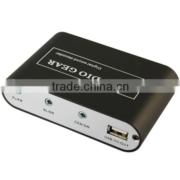 DTS AC3 Digital to Analog Stereo 5.1CH Audio Gear Digital Sound Decoder for Set Top Box HD Player Blu-ray DVD PS2 PS3 XBOX360 photo-3