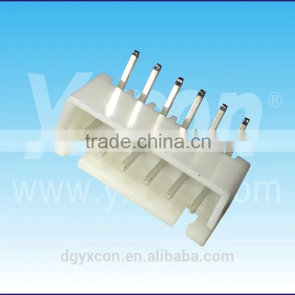 Dongguan Factory 2.50mm Pitch 6 Pin 90 Degree Wafer Connector photo-2