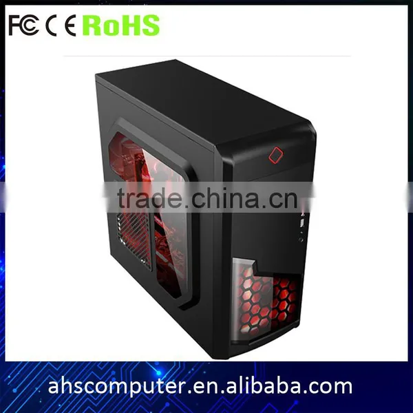 Deluxe Computer Case With Crystal Side Panel and Led Computer Fan photo-3