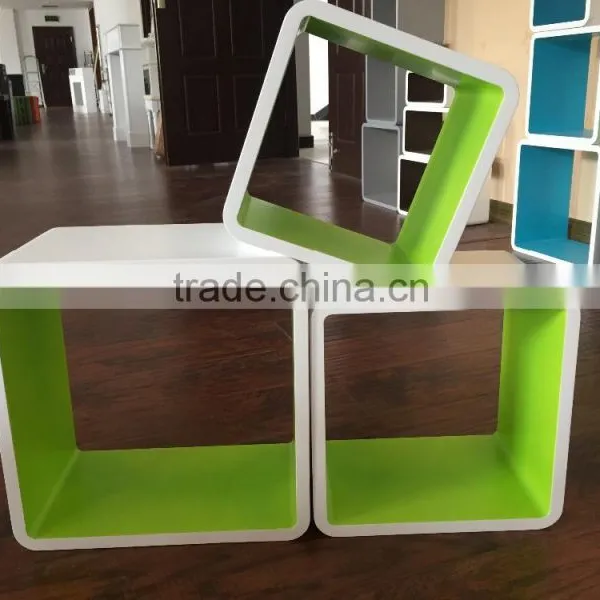 Wooden MDF Wall Cube Shelf Wall Shelf Display Shelf