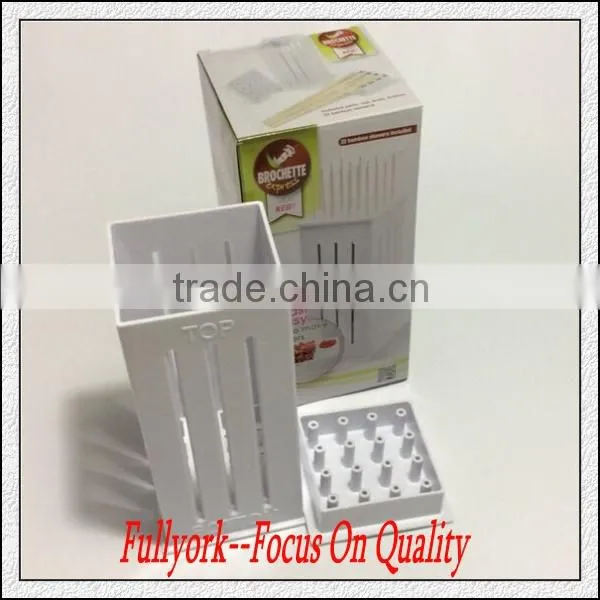Brochette Express As Seen On TV Skewers Food Slicer BBQ Grill Shish Kabab Maker photo-3