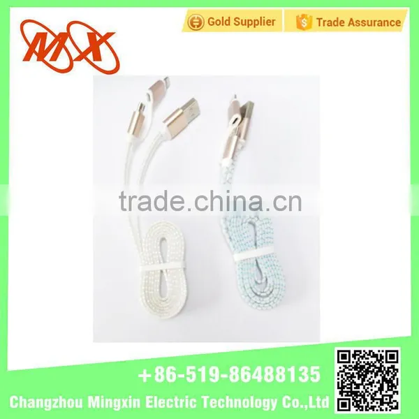 Metal Shell Magnetic USB 2.0 Mobile Phone Braided Cable for Sony USB Charging Cable photo-3