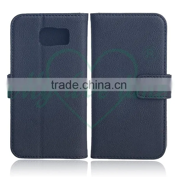Guangzhou OEM Factory Leather Phone Folio Case for Samsung Galaxy S6 photo-3