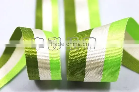 Stripe polyster webbing / ribbons