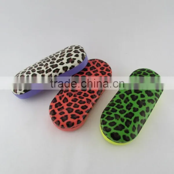 Leopard PU Leather Hard Metal Eyewear Case photo-4