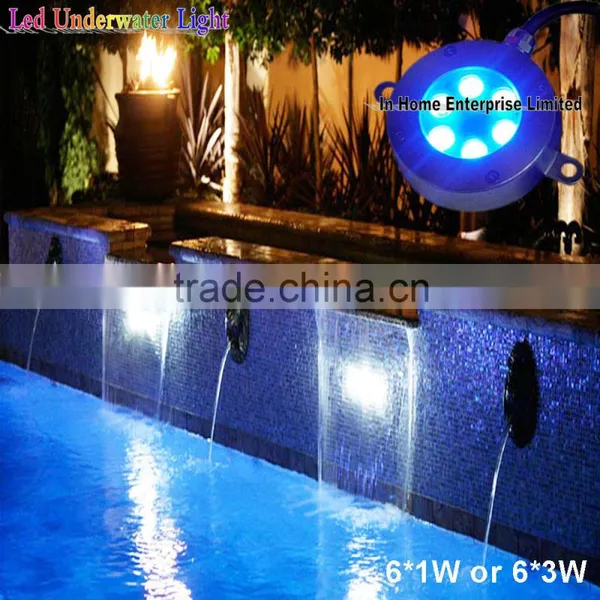 IP68 6W Embedded Stainless Steel Swimming Pool Led Underwater Light photo-4