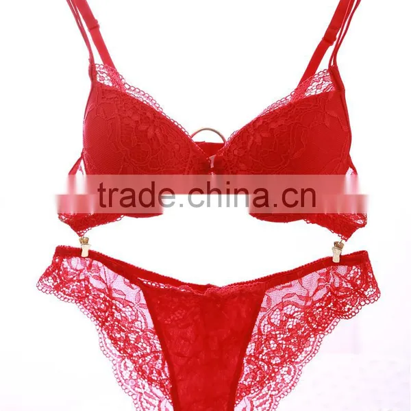 Fancy Beautiful Young Girls Lady Lace Sexcy Underwear Bra Set photo-2