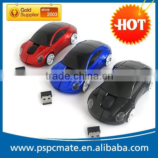 Personalized 2.4G Wireless Racing Car Shape Gift Mouse With Usb Receiver photo-2