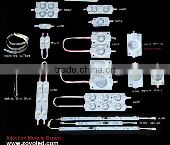 Waterproof Injection Led Module China/high Power Led Module/1.2w High Power Module Led for Light Box Factory Direct With Good P photo-2