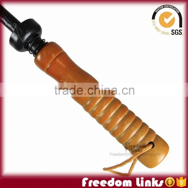 8K Wooden Handle Promotional Umbrella With Logo Printing photo-3