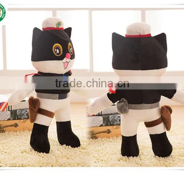 Black Cat Plush Toy Doll Cartoon Doll Children New Year Gift Birthday Gift photo-5